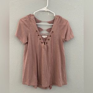 Mauve pink baby doll top. Size Medium. Coco+jaimeson